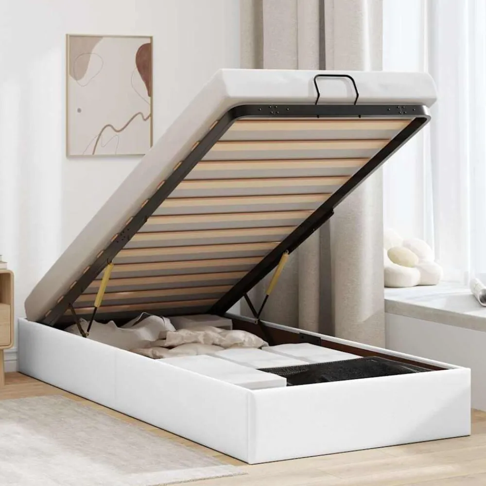 vidaXL Cadre de lit ottoman sans matelas 80x200 cm similicuir