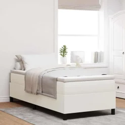 vidaXL Cadre de lit plateforme Crème 80 x 200 cm