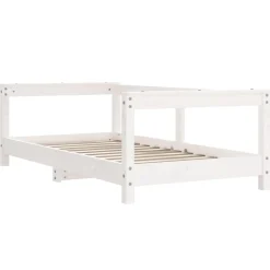 Mobilier Pour Bébés & Tout-Petits-vidaXL Cadre de lit pour enfant 70x140 cm bois de pin massif Blanc