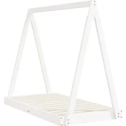 Mobilier Pour Bébés & Tout-Petits-vidaXL Cadre de lit pour enfant 70x140 cm bois de pin massif Blanc
