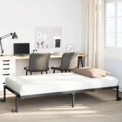 vidaXL Cadre de lit sans matelas pliable 75x190 cm acier