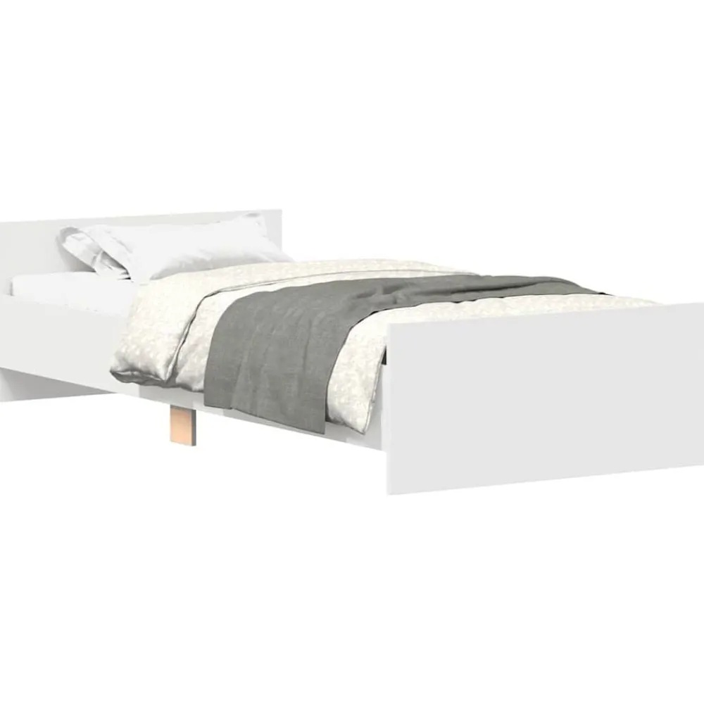 vidaXL Cadre de lit sans matelas 90x200 cm bois d'ingénierie