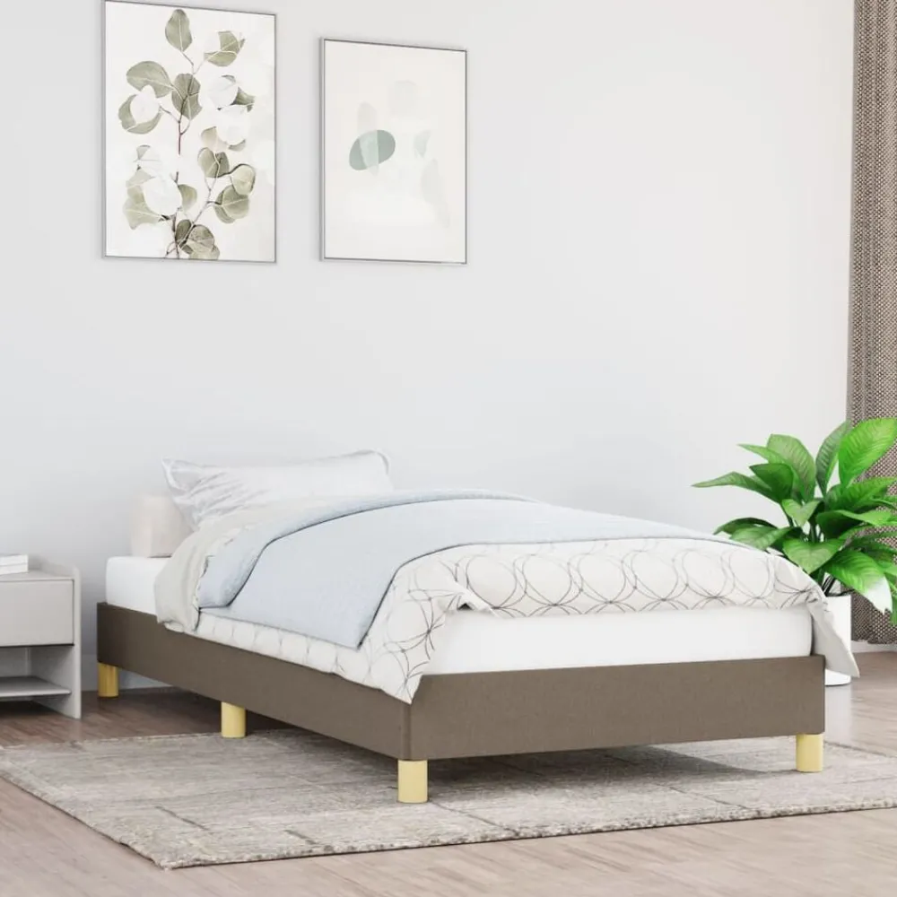 vidaXL Cadre de lit sans matelas 80x200 cm tissu