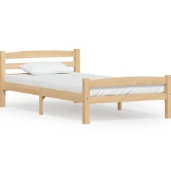 vidaXL Cadre de lit sans matelas bois de pin massif 90x200 cm