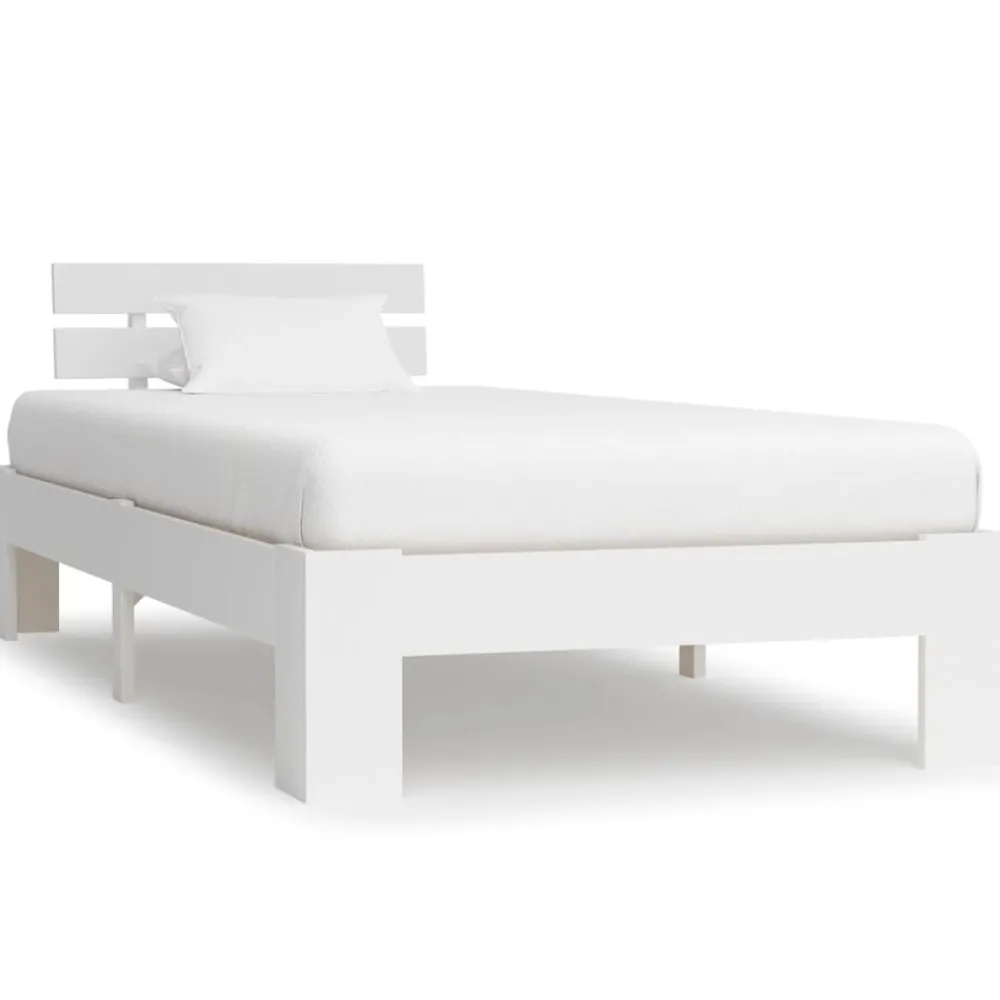 vidaXL Cadre de lit sans matelas bois de pin massif 90x200 cm