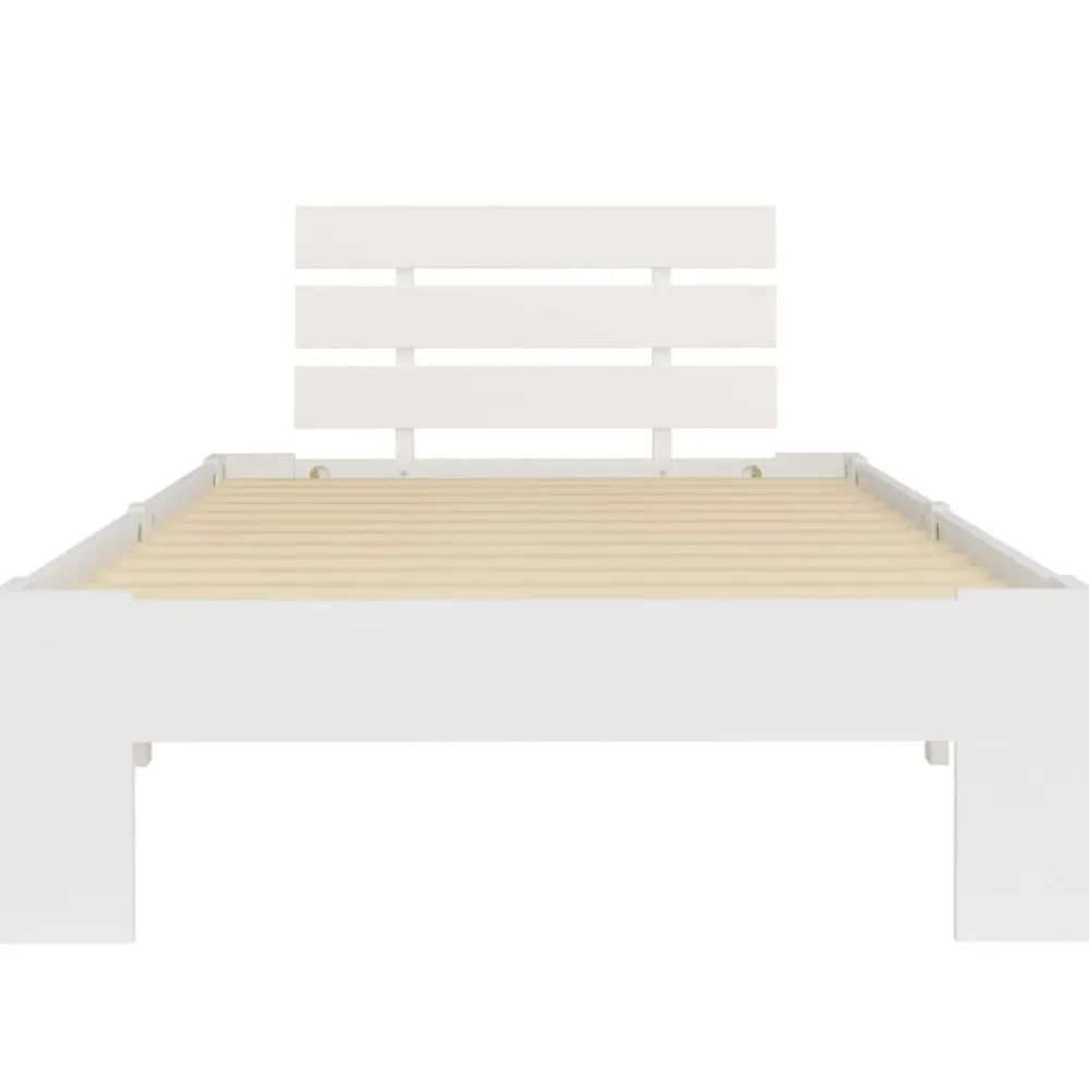 vidaXL Cadre de lit sans matelas bois de pin massif 90x200 cm