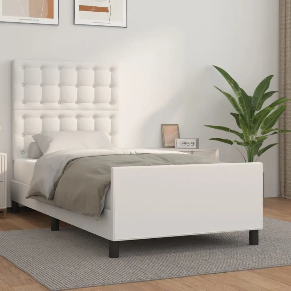 vidaXL Cadre de lit sans matelas 80x200 cm similicuir