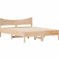 vidaXL Cadre de lit sans matelas 140x200 cm bois massif de pin