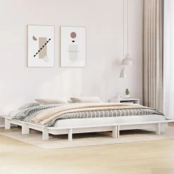 vidaXL Cadre de lit sans matelas 160x200 cm bois de pin massif