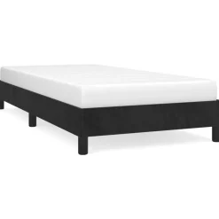 Lits & Accessoires-vidaXL Cadre de lit sans matelas 80x200 cm velours Noir