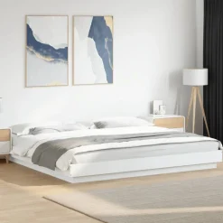 vidaXL Cadre de lit sans matelas 200x200 cm