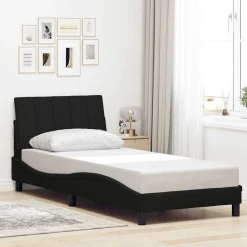 vidaXL Cadre de lit sans matelas Hanko 80x200 cm tissu