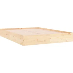 vidaXL Cadre de lit sans matelas bois massif 200x200 cm