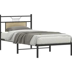 vidaXL Cadre de lit sans matelas chêne sonoma 75x190 cm