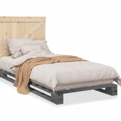 vidaXL Cadre de lit sans matelas 90x200 cm bois de pin massif
