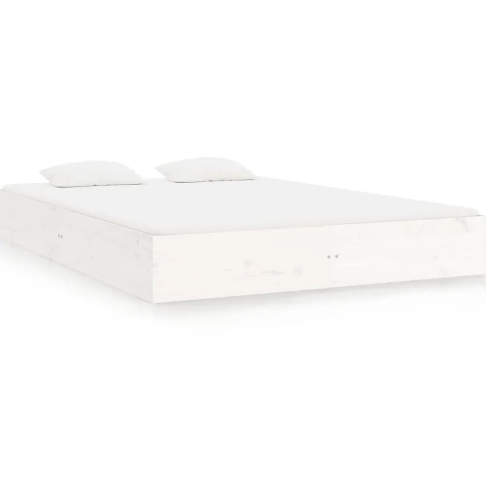 vidaXL Cadre de lit sans matelas bois massif 200x200 cm