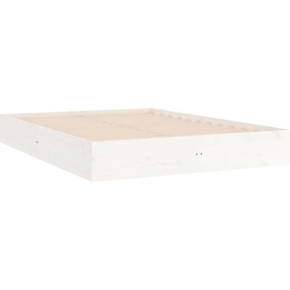 vidaXL Cadre de lit sans matelas bois massif 200x200 cm