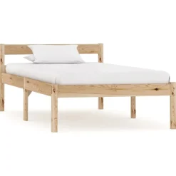 vidaXL Cadre de lit sans matelas bois massif de pin 100x200 cm