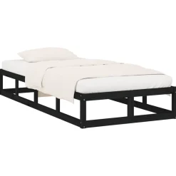 vidaXL Cadre de lit sans matelas 90x200 cm bois massif