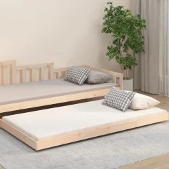 vidaXL Cadre de lit sans matelas 100x200 cm bois massif de pin