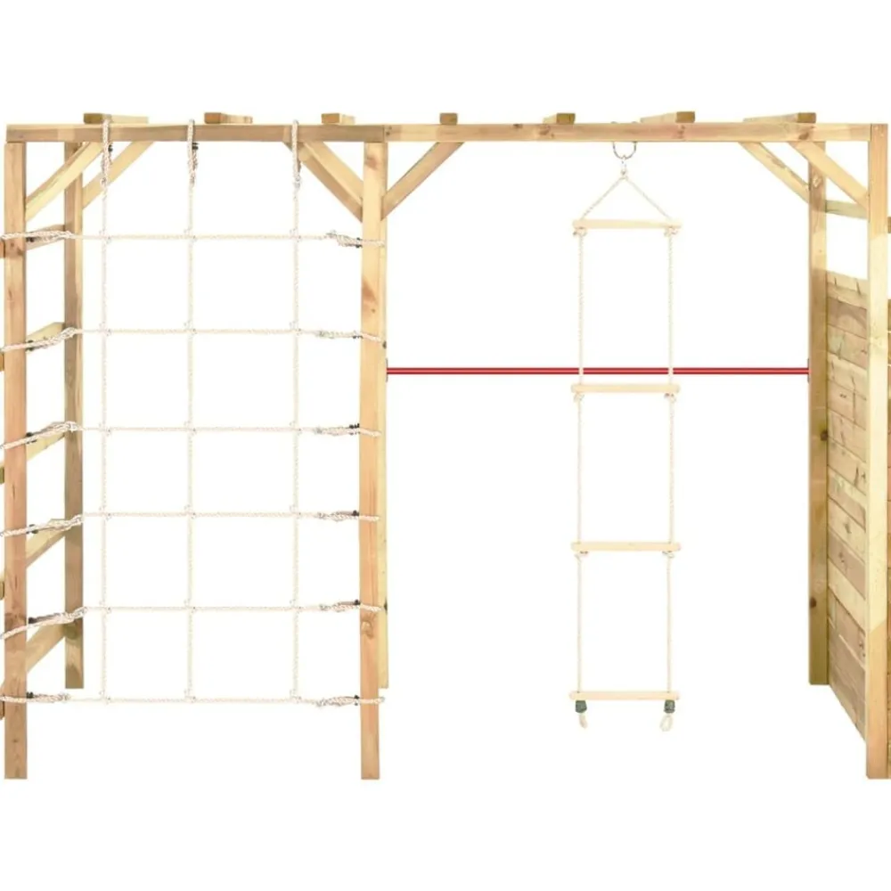 vidaXL Cadre d'escalade 240x100x170 cm Bois de pin imprégné