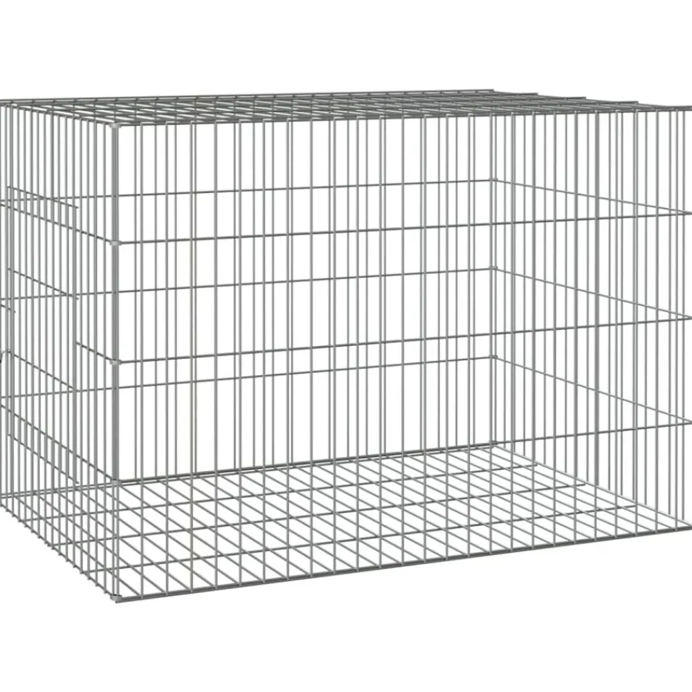 Articles Pour Animaux De Compagnie-vidaXL Cage à lapin 78x54x54 cm Fer galvanisé