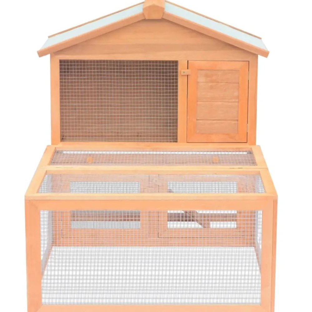Articles Pour Animaux De Compagnie-vidaXL Cage pour animaux Bois