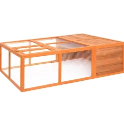 Articles Pour Animaux De Compagnie-vidaXL Cage pour animaux de jardin 150x100x50 cm Bois de sapin massif