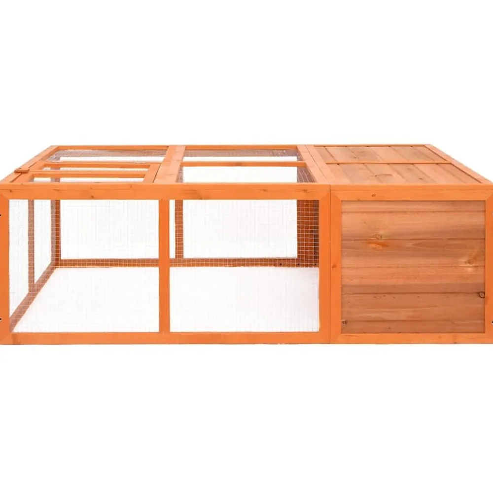 Articles Pour Animaux De Compagnie-vidaXL Cage pour animaux de jardin 150x100x50 cm Bois de sapin massif