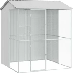 vidaXL Cage pour oiseaux 215 x 210 x 247 cm Acier galvanisé