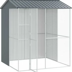 vidaXL Cage pour oiseaux 215 x 210 x 247 cm Acier galvanisé