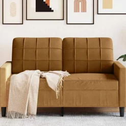 vidaXL Canapé à 2 places 120 cm Velours