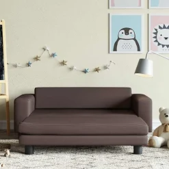 vidaXL Canapé avec repose-pied pour enfants 100x50x30 cm