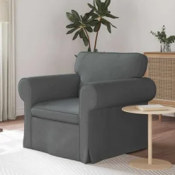 Accessoires Pour Canapés|Canapés-vidaXL Canapé 95 x 82 x 80 cm tissu Gris foncé