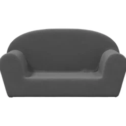 vidaXL Canapé pour enfants 2 places peluche douce
