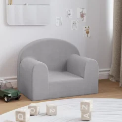 vidaXL Canapé pour enfants peluche douce