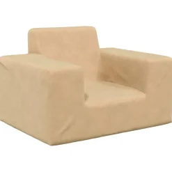 Mobilier Pour Bébés & Tout-Petits-vidaXL Canapé pour enfants Crème Peluche douce Cr&egrave;me