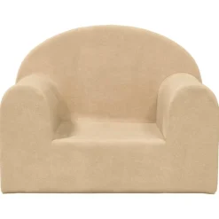 Mobilier Pour Bébés & Tout-Petits-vidaXL Canapé pour enfants crème peluche douce Cr&egrave;me