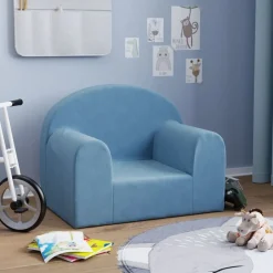 vidaXL Canapé pour enfants peluche douce