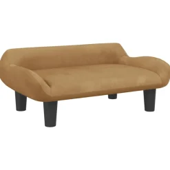 Mobilier Pour Bébés & Tout-Petits-vidaXL Canapé pour enfants 70x40x24 cm velours Marron