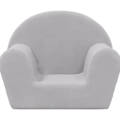Mobilier Pour Bébés & Tout-Petits-vidaXL Canapé pour enfants peluche douce Gris clair