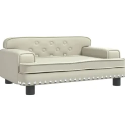 Mobilier Pour Bébés & Tout-Petits-vidaXL Canapé pour enfants crème 70x45x30 cm similicuir Cr&egrave;me