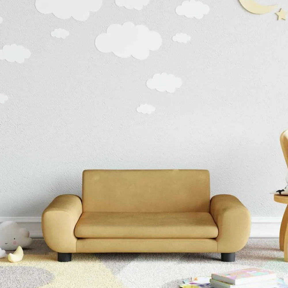 vidaXL Canapé pour enfants 70x45x33 cm velours