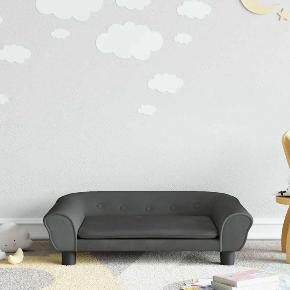 vidaXL Canapé pour enfants 70x45x26 cm velours