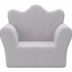 vidaXL Canapé pour enfants peluche douce