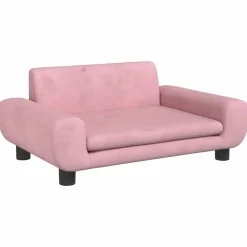 Mobilier Pour Bébés & Tout-Petits-vidaXL Canapé pour enfants 70x45x33 cm velours Rose