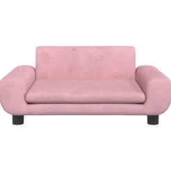 Mobilier Pour Bébés & Tout-Petits-vidaXL Canapé pour enfants 70x45x33 cm velours Rose