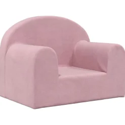 Mobilier Pour Bébés & Tout-Petits-vidaXL Canapé pour enfants peluche douce Rose