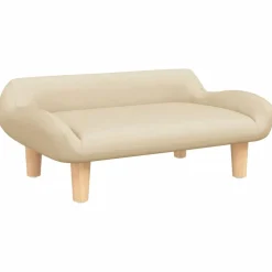 Mobilier Pour Bébés & Tout-Petits-vidaXL Canapé pour enfants crème 70x40x24 cm tissu Cr&egrave;me