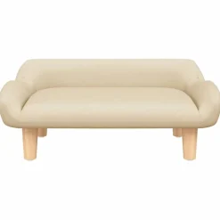 Mobilier Pour Bébés & Tout-Petits-vidaXL Canapé pour enfants crème 70x40x24 cm tissu Cr&egrave;me